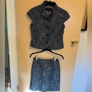 Banana Republic Gray Petite Jacket